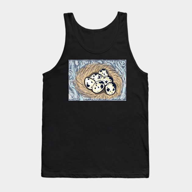 Quail eggs Tank Top by Kuhtina